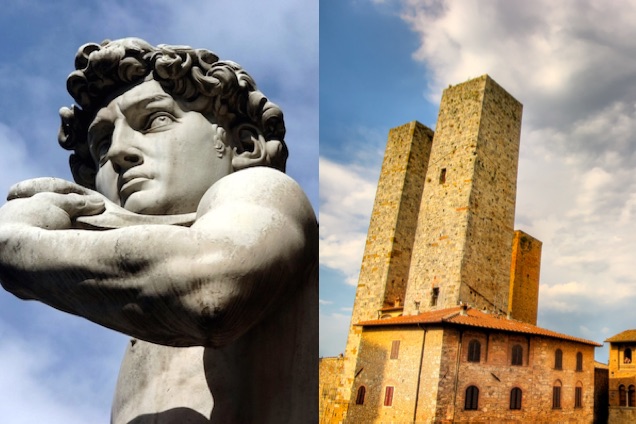Florence & San Gimignano - Michelangelo's David and Medieval towers