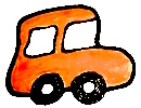 Papillon Service little orange van - driving times icon