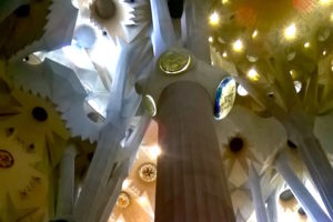 Gaudì's Sagrada Familia detail of ceiling