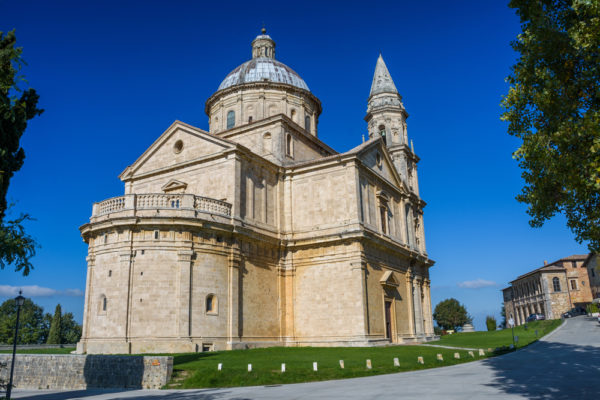 the beateous proportions of the church of San Biagio, Montepulciano